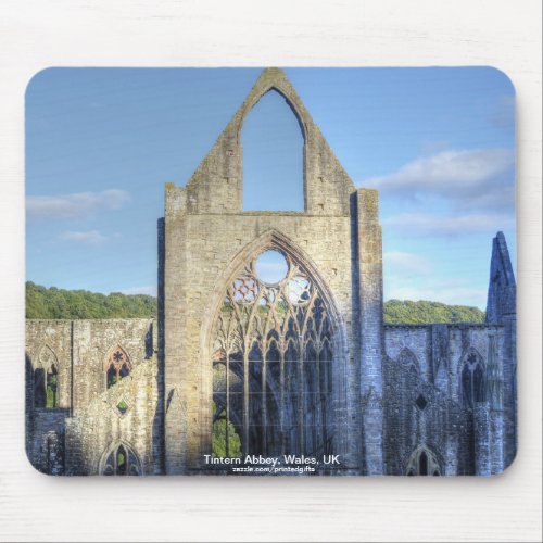 Hostoric Tintern Abbey Cistercian Monastery Wales Mouse Pad