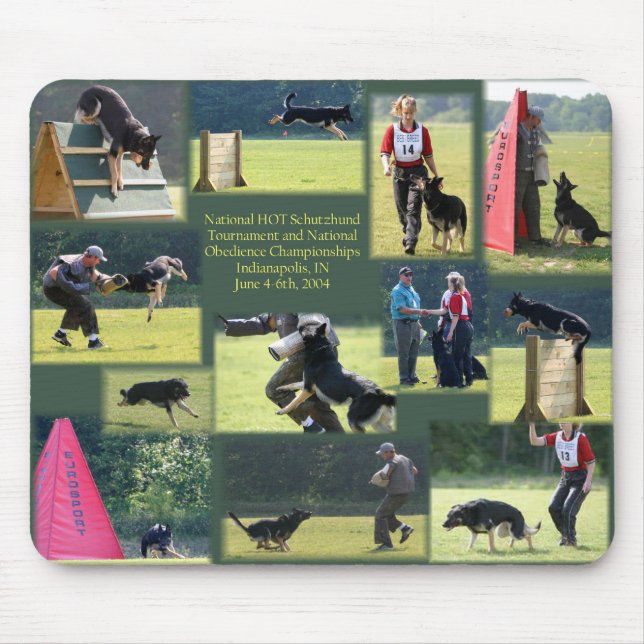 HOT 2004 collage zazzle Mouse Pad (Front)