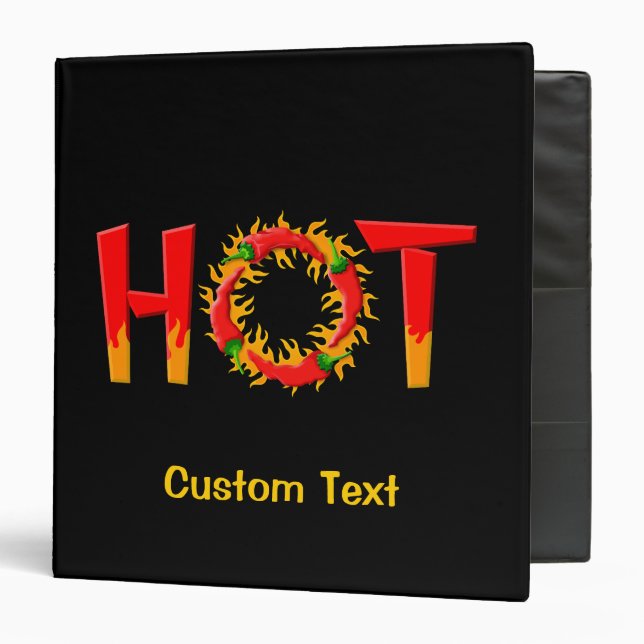 HOT 3 RING BINDER (Front/Inside)