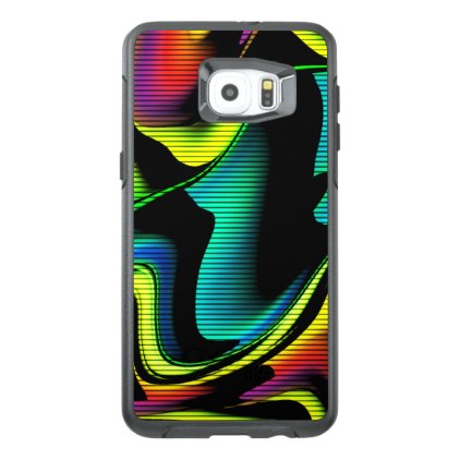 hot abstraction with lines 4 OtterBox samsung galaxy s6 edge plus case