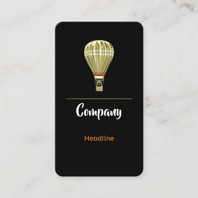 Hot Air Ballon Business Card (Front)