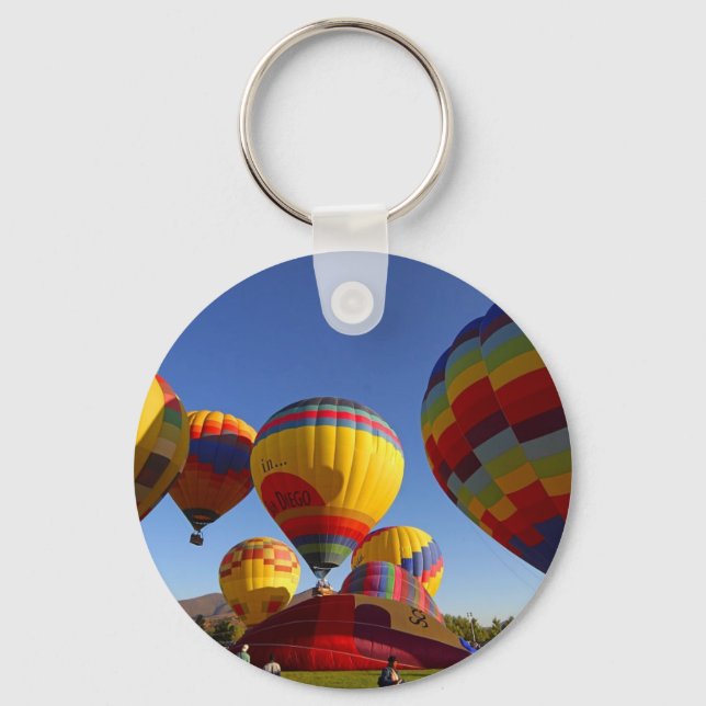 Hot Air Ballons Keychain (Front)