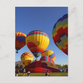 Hot Air Ballons Postcard by Alleycatshirts at Zazzle