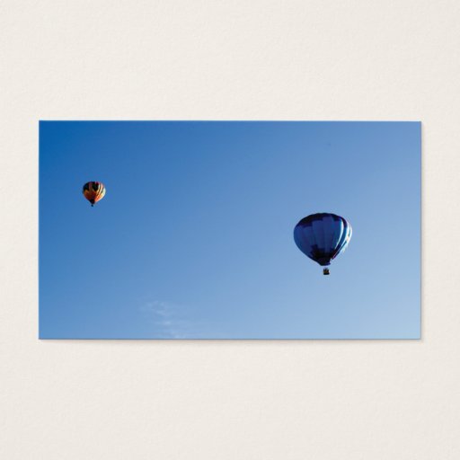 Customizable Hot air balloon business card templates