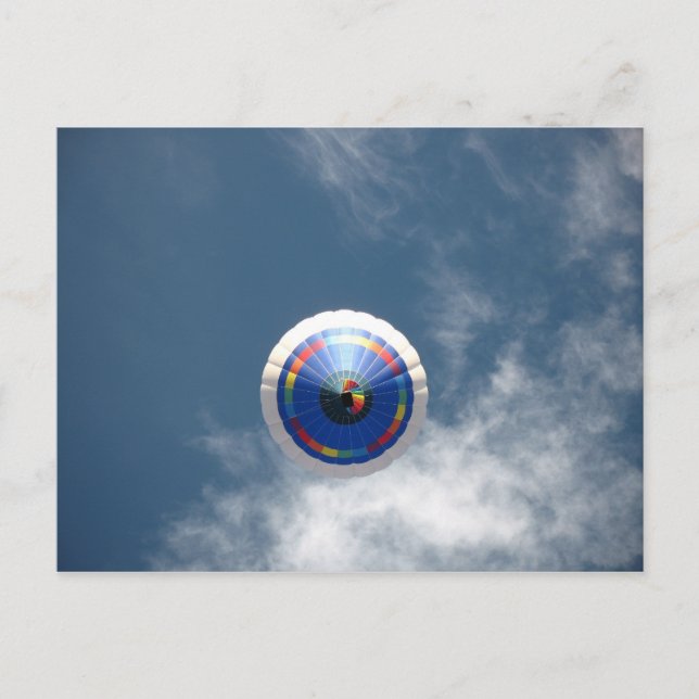 Hot Air Balloon Accent Postcard (Front)
