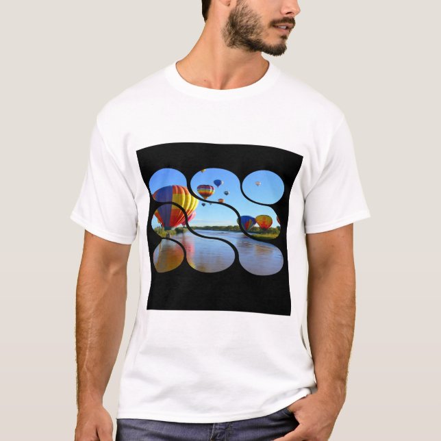 Hot Air Balloon Adventure T-Shirt – Sky Travel & W (Front)