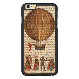 Hot Air Balloon And People Carved Maple iPhone 6 Plus Slim Case