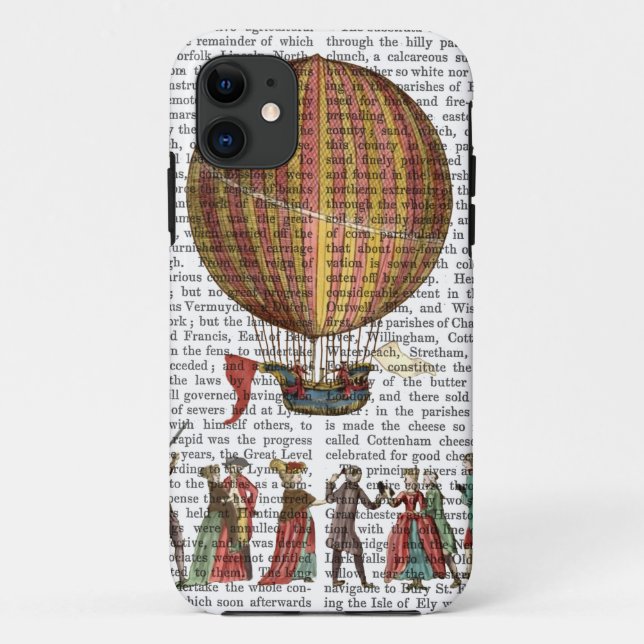 Hot Air Balloon And People Case-Mate iPhone Case (Back)