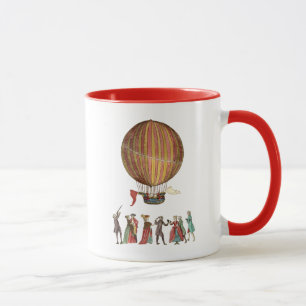 Hot Air Balloon And People Mug