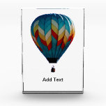 Hot Air Balloon Award<br><div class="desc">Hot air balloon award. Photograph of a colorful hot air balloon.  Customize it by adding text. If you like this design and would like to see it on any other product,  please send me a message. Visit www.zazzle.com/lsarmentoart for more unique designs.</div>