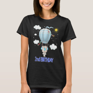 Hot Air Balloon B day Boy Party Group T-Shirt