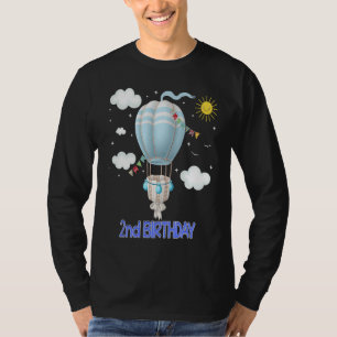 Hot Air Balloon B day Boy Party Group T-Shirt