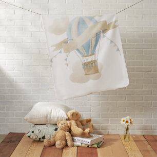 Hot Air Balloon Baby Blanket