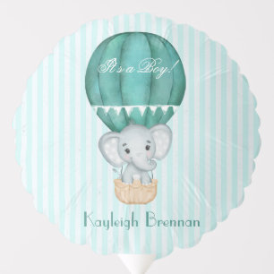 Hot Air Balloon Baby Boy Elephant