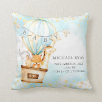 Hot Air Balloon Baby Shower Birth Birth Stats