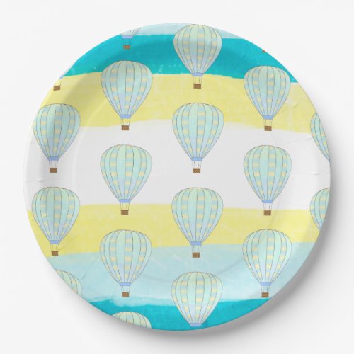 Hot Air Balloon Baby Shower Cake Plate