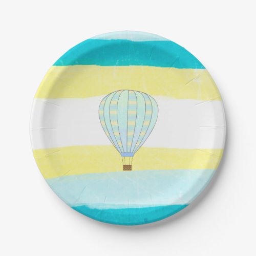 Hot Air Balloon Baby Shower Cake Plate