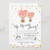 Hot Air Balloon Baby Shower Invitation (Front/Back)