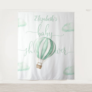 Hot Air Balloon Baby Shower Photo Backdrop