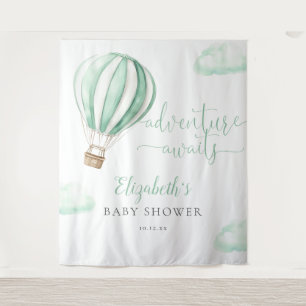 Hot Air Balloon Baby Shower Photo Backdrop