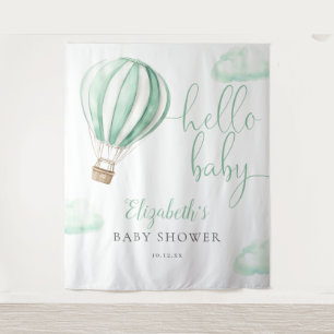 Hot Air Balloon Baby Shower Photo Backdrop