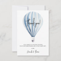 Hot air balloon baby shower