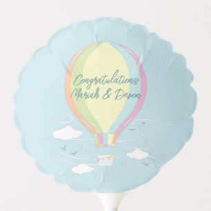 Hot Air Balloon Baby Shower Vintage