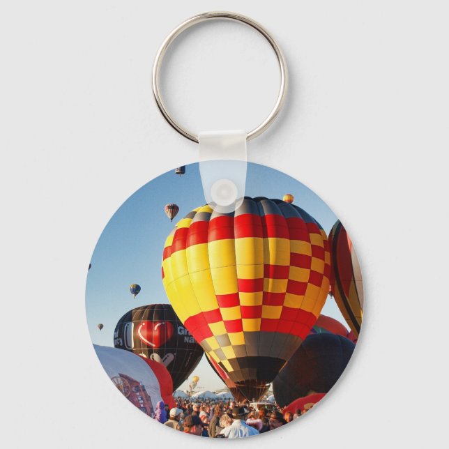 Hot Air Balloon - Ballooning Keychain (Front)