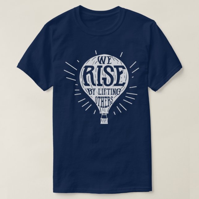 Hot Air Balloon Ballooning Pilot Motivation Gift  T-Shirt (Design Front)