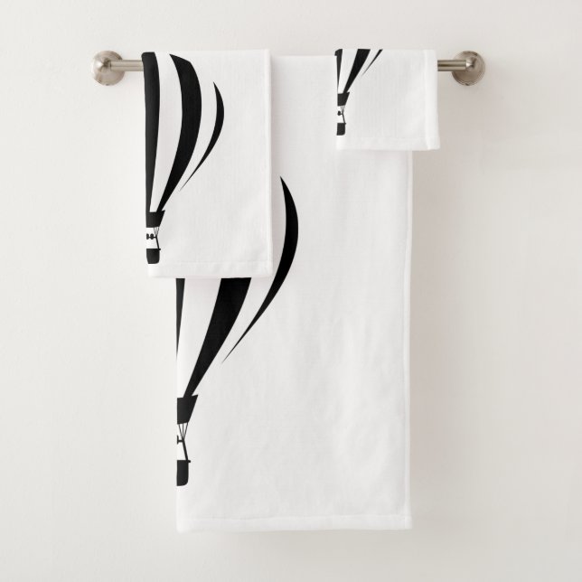 Hot Air Balloon Bath Towel Set (Insitu)