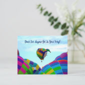 Hot Air Balloon between the gap (Standing Front)