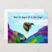 Hot Air Balloon between the gap (Front/Back)
