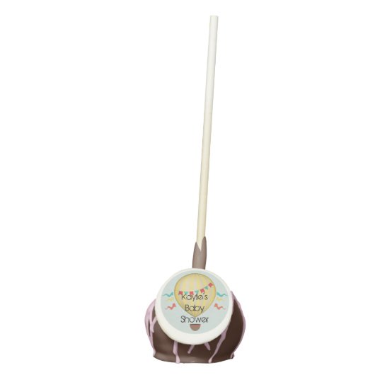 Hot Air Balloon Birthday Cake Pops (Front)
