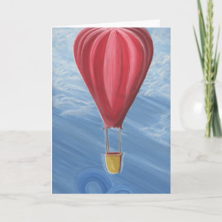 Hot Air Balloon Blank Card