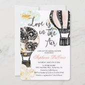 Hot Air Balloon Bridal Shower Invitation (Front)