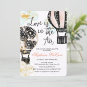 Hot Air Balloon Bridal Shower Invitation (Standing Front)