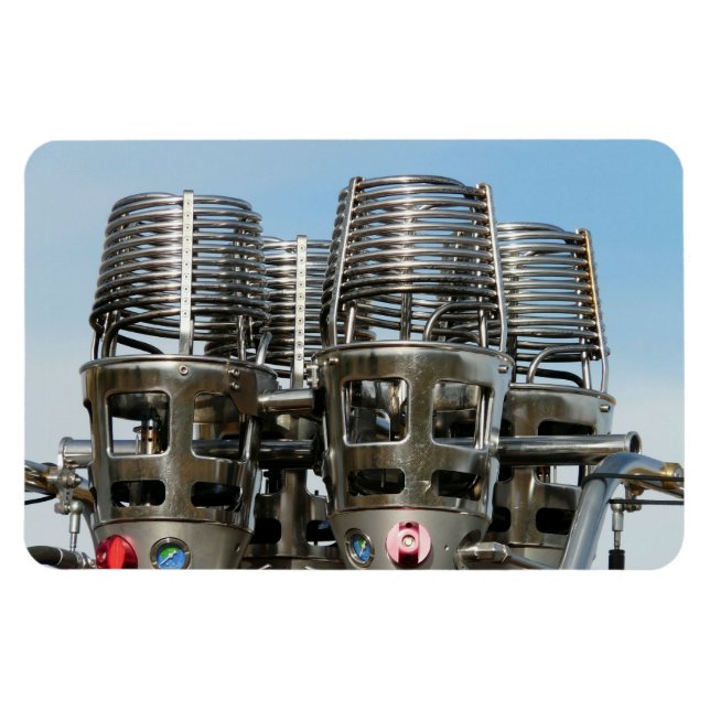 Hot Air Balloon Burners Magnet (Horizontal)