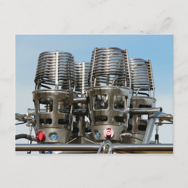 Hot Air Balloon Burners Postcard (Front)