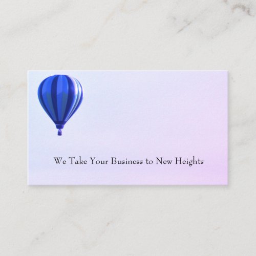 Hot Air Balloon Business Card