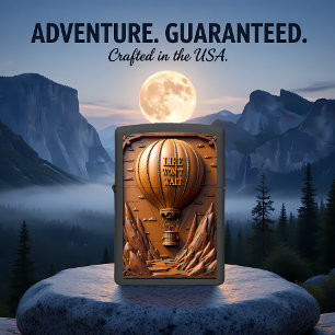 Hot Air Balloon Canyon Passage Flight Zippo Lighter