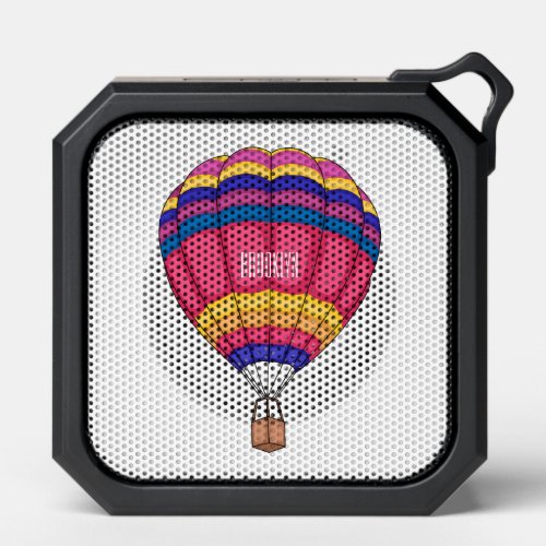 Hot air balloon cartoon illustration bluetooth speaker