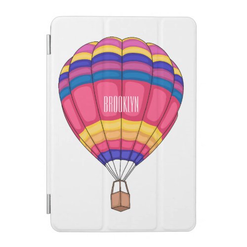 Hot air balloon cartoon illustration  iPad mini cover