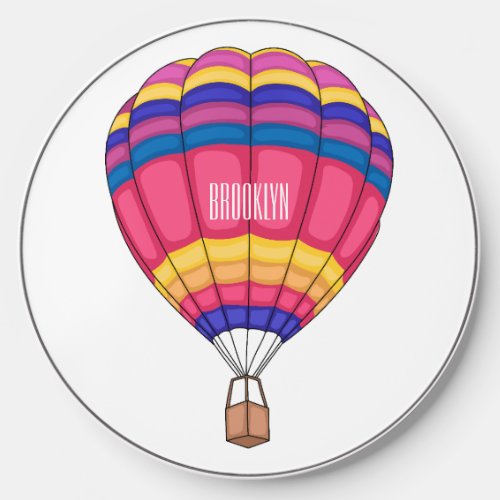 Hot air balloon cartoon illustration wireless charger 