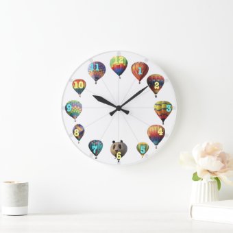 Hot Air Balloon Clock | Zazzle