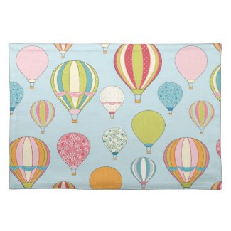 Hot Air Balloon Cloth Placemat