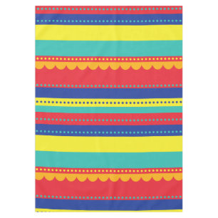 Hot Air Balloon Colorful Birthday Party Tablecloth