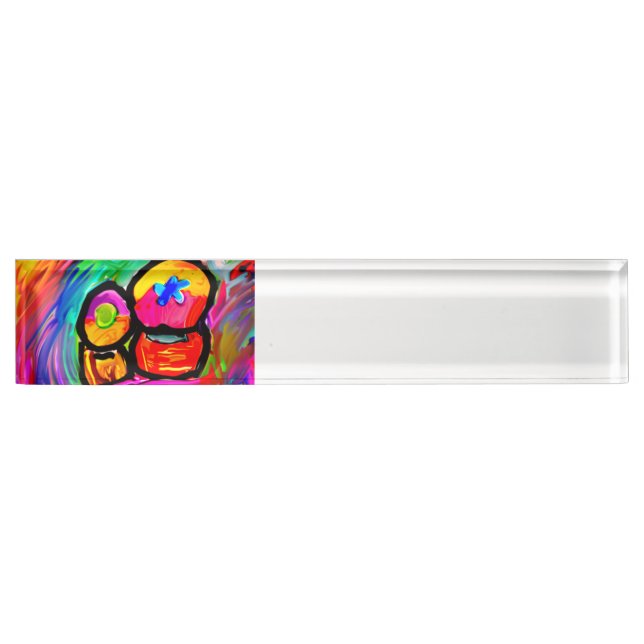 Hot air balloon desk name plate (Front)