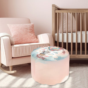 Hot Air Balloon Elephant Pouf