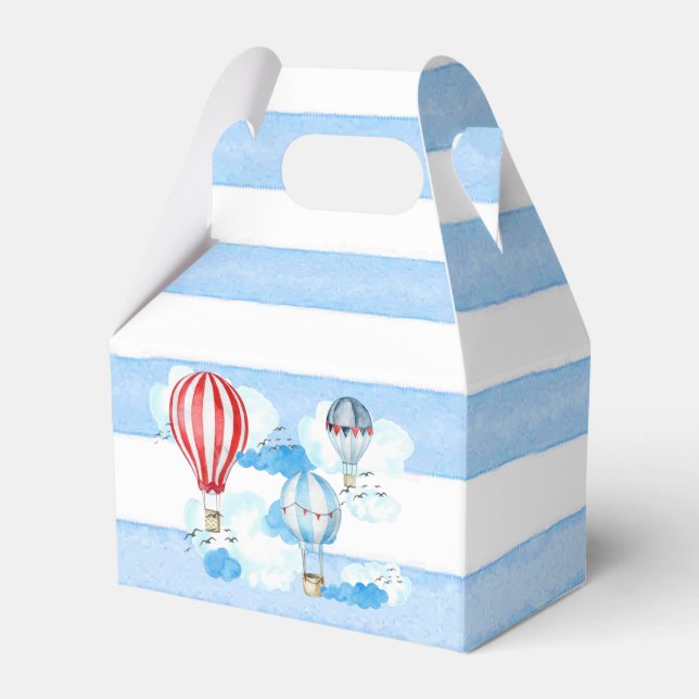 Hot Air Balloon Favor Box (Front Side)