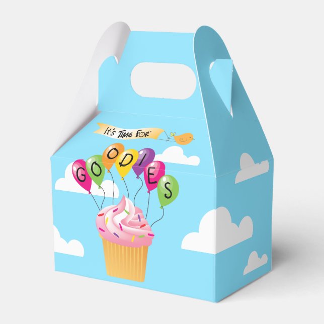 Hot air balloon favor box (Front Side)